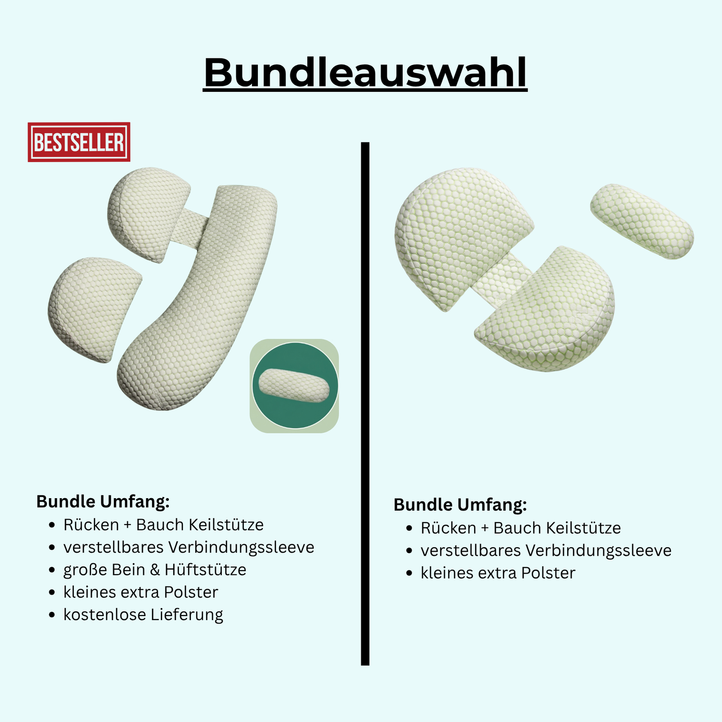 MamaOase - Triplex Schwangerschaftskissen